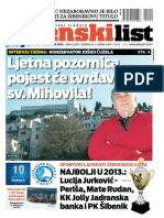 Sibenski List, 13. Ozujka 2014.