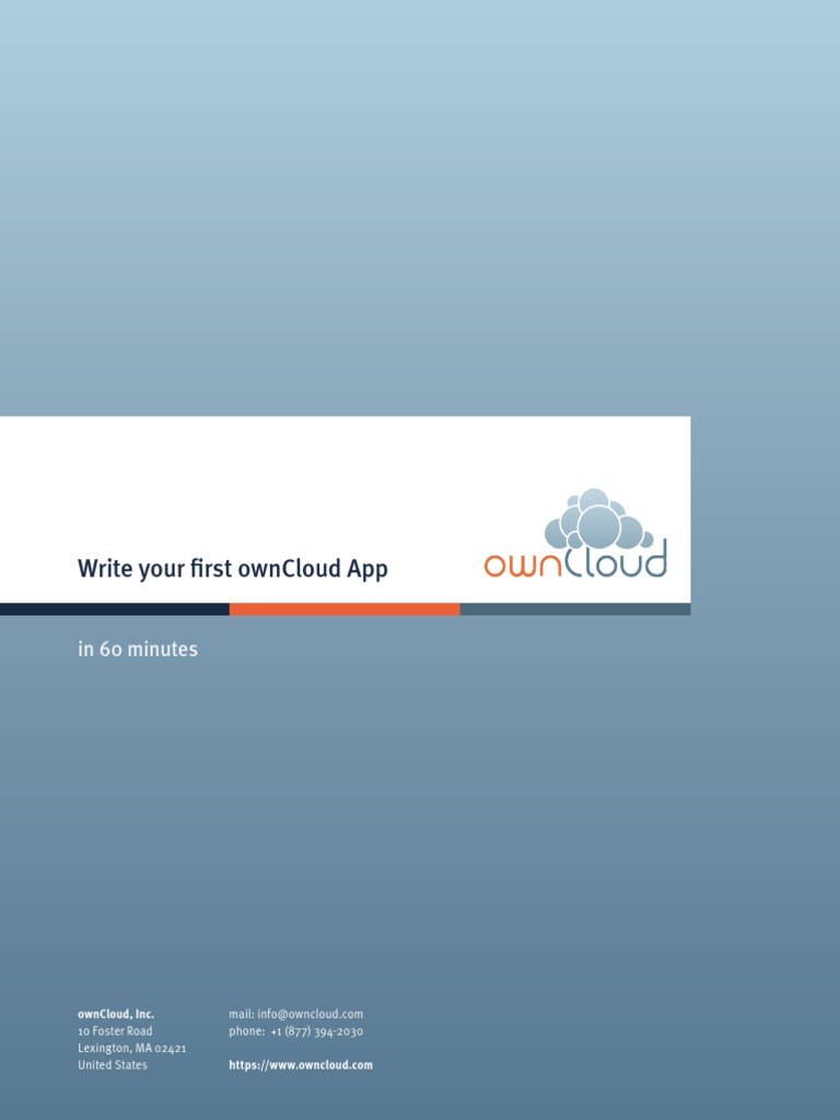Build Your First ownCloud App | PDF | Application Software | Php