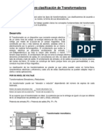 Investigación Sobre Clasificación de Transformadores