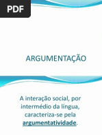 ARGUMENTAÇÃO