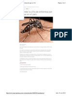 Noticia Epidemiologia Dengue Oct 2013
