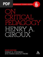Download Critical Pedagogy by soydepalo SN212138926 doc pdf