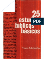 25 estudios bíblicos básicos - Francis Schaeffer