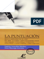 La Puntuación - Regularidades de Su Uso en Autores Seis Hispanoamericanos