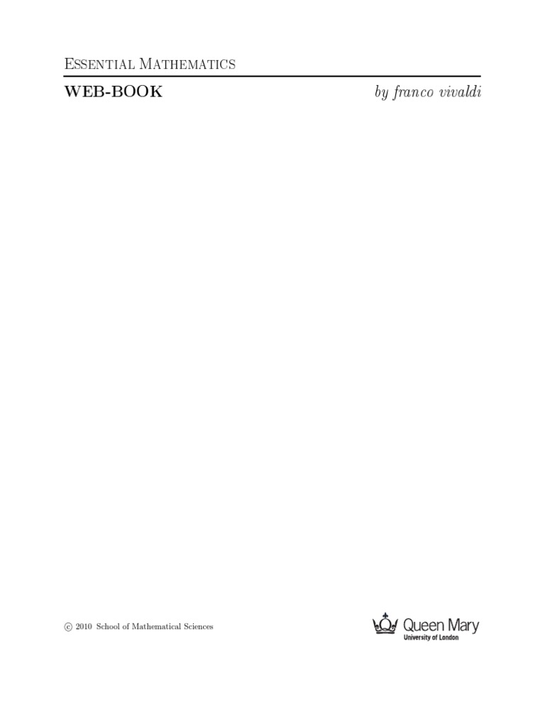Essentials Mathematics | PDF