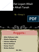 Alkali Tanah Dan Pertanyaan