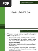 Creating A Basic Web Page