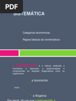 SISTEMÁTICA