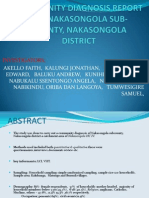 Community Diagnosis of Nakasongola District