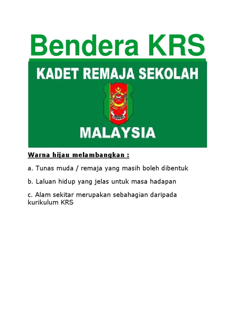 Bendera Krs Pdf
