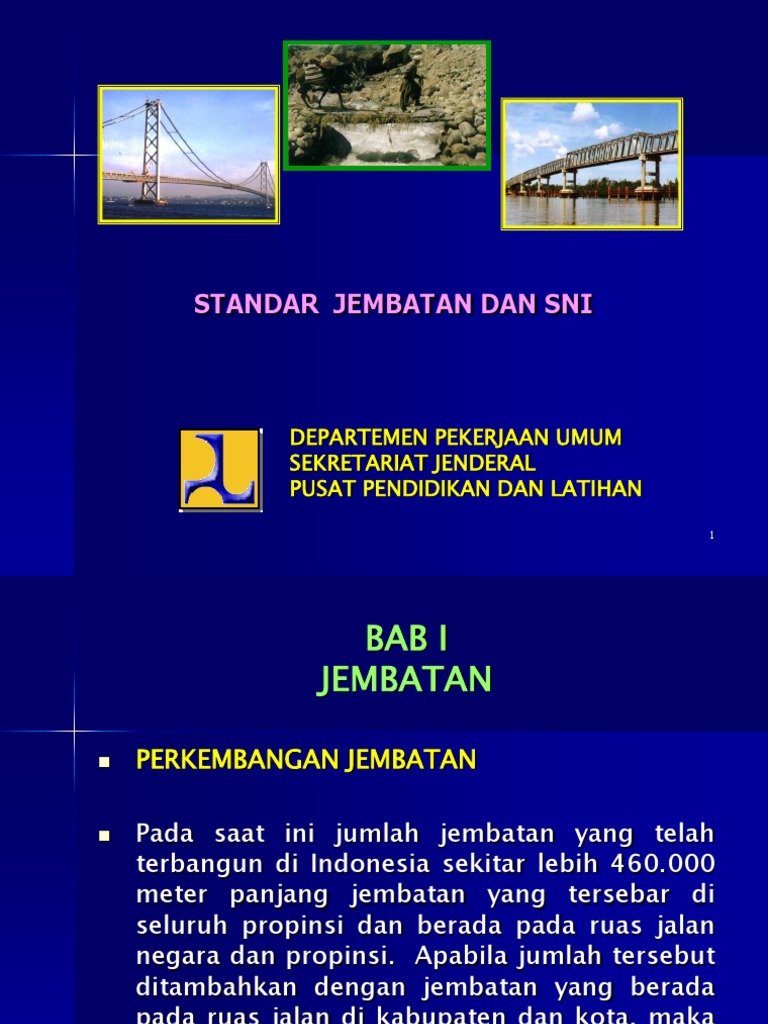 Standar Jembatan Standar Jembatan
