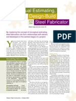 Conceptual Estimating, Design-Build and the Steel Fabricator