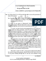 Model Q Ans For The Specific Relief Act1963