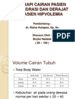 Terapi Cairan Pasien Dehidrasi Dan Derajat Pasien Hipvolemia