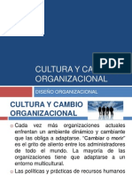 Cultura y Cambio Organizacional DISEÑO ORGANIZACIONAL