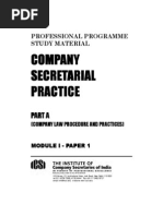 Company Secretarial Practice - Part A