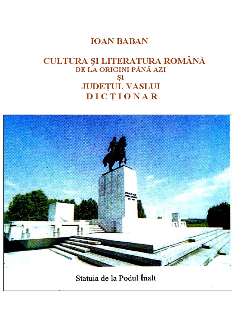 Ioan Baban, Dictionar | PDF