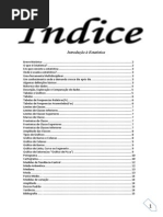 APOSTILA DE ESTATÍSTICA - COMPLETA - PDF (CONTEÚDO )