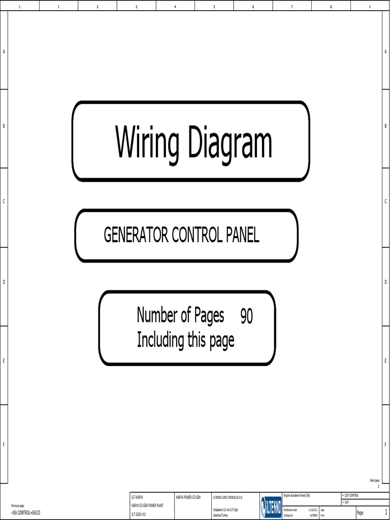 Wiring Diagram Generator Control Panel Dynamator And Wiring (Page 2)