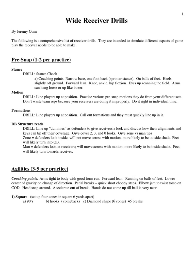 Drills For Receivers | PDF | Volleyball | Sports
