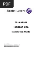 V1 - 7210 SAS-M 10GBase MDA Installation Guide