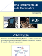 O GPS Como Instrumento de Ensino Da Matemática