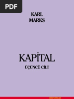 Karl Marx "Kapital: Ekonomi Politiğin Eleştirisi", Vol. 3: Bir Bütün Olarak Kapitalist Üretim Süreci (TR)