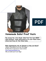Homemade Bullet Proof Vests