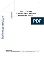 Paket 2 Osn Matematika SD 2011