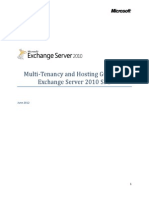 Multi-Tenancy and Hosting Guidance For Exchange Server 2010 SP2