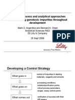 Chemical Process and Analytical Approaches For Addressing Genotoxic Impurities Throughout Development