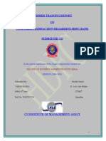 50124944 a Project Report on Custmer Satisfaction Regarding HDFC BANK