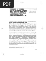 Chacartegui. La pensión de viudedad ante la diversidad social