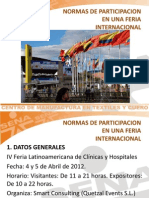 17-Normas de Participación en una Feria Internacional