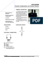 SCXL004DN: Precision Compensated, Low Pressure Sensors