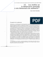 Los Medios en La Democracia Avanzada