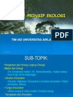 Prinsip - Prinsip Ekologi