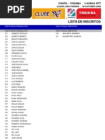 Lista Inscritos