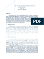 Cuestionario de evaluación de problemas de aprendizaje