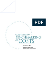 Guidelines on Benchmarking of Costs 2013-03