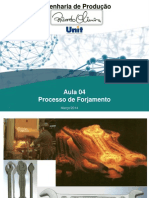 Aula 04 - Processo de Conformação Mecânica Por Forjamento