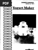 Download Salton Yogurt Maker YM9 Manual by adamcher SN21228176 doc pdf