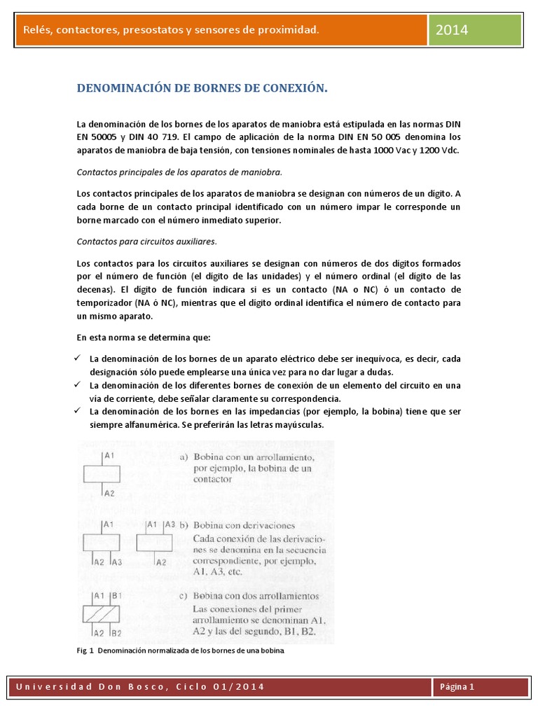 Sensores, Relés y Contactores., PDF, Relé