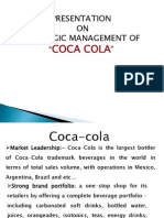 A PPT On Coca Cola