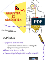 Proiect Biologie (Digestia Si Absorbtia) AndreeaBadea
