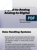 Digital-to-Analog Analog-to-Digital