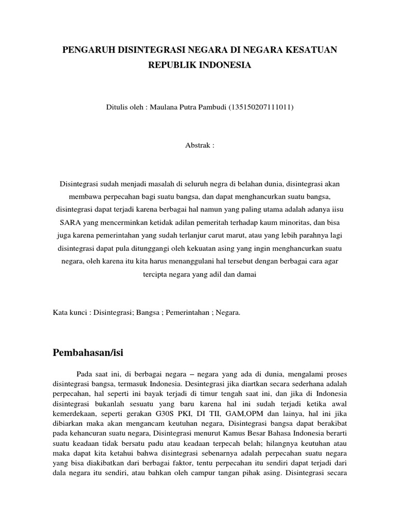 Artikel Ilmiah Non Penelitian Pdf