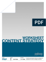 Content Strategy Worksheet