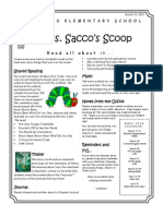 Mrs. Sacco's Scoop: Read All About It..