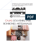 Cajas Souvenirs para Bombones Artesanales